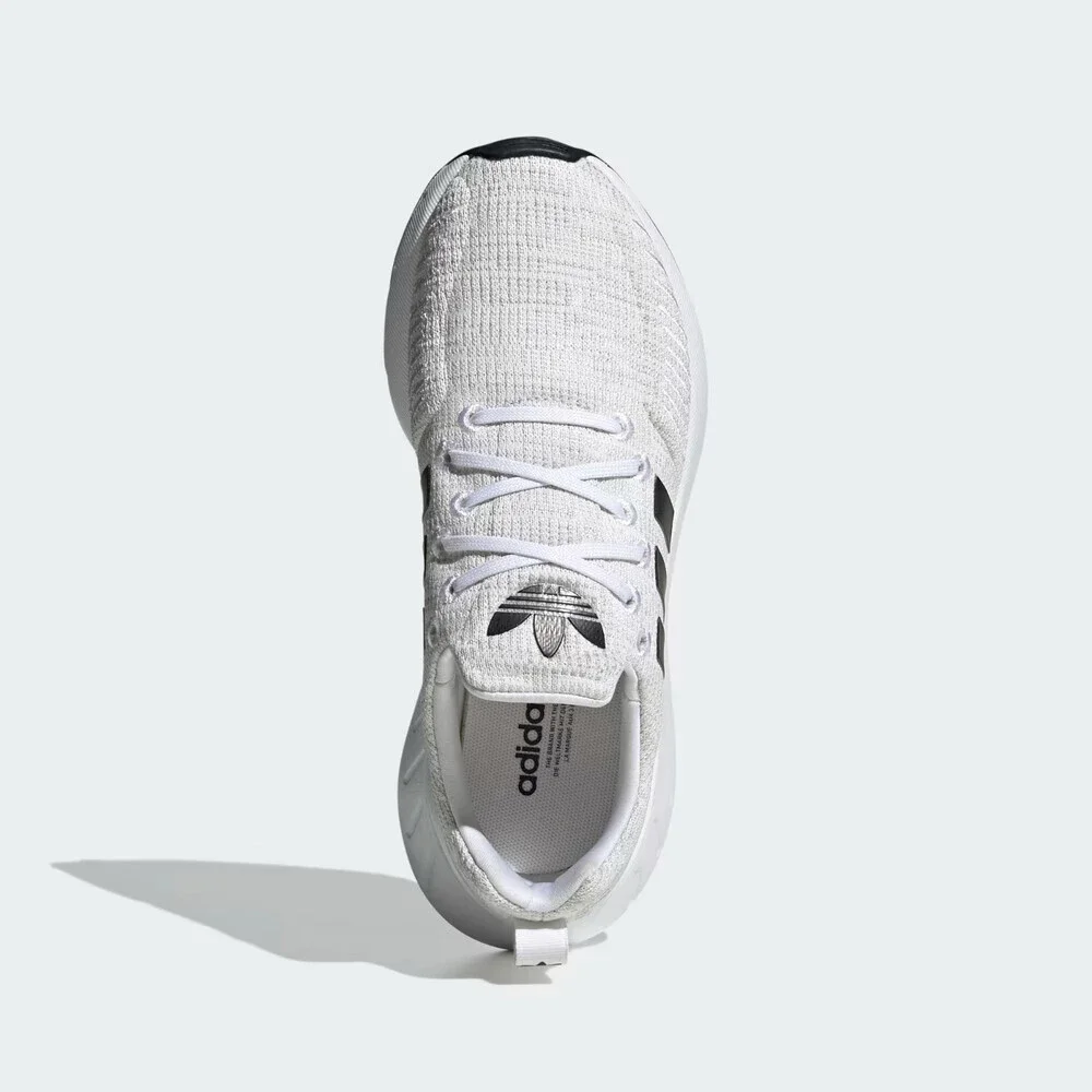 Adidas Swift 22 GW8179 Sneakers Boys US 6 White Black Running Shoes GAL1507